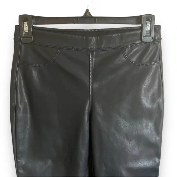 Blank NYC Faux Leather Pull On Black Leggings Size 26 - Picture 3 of 9